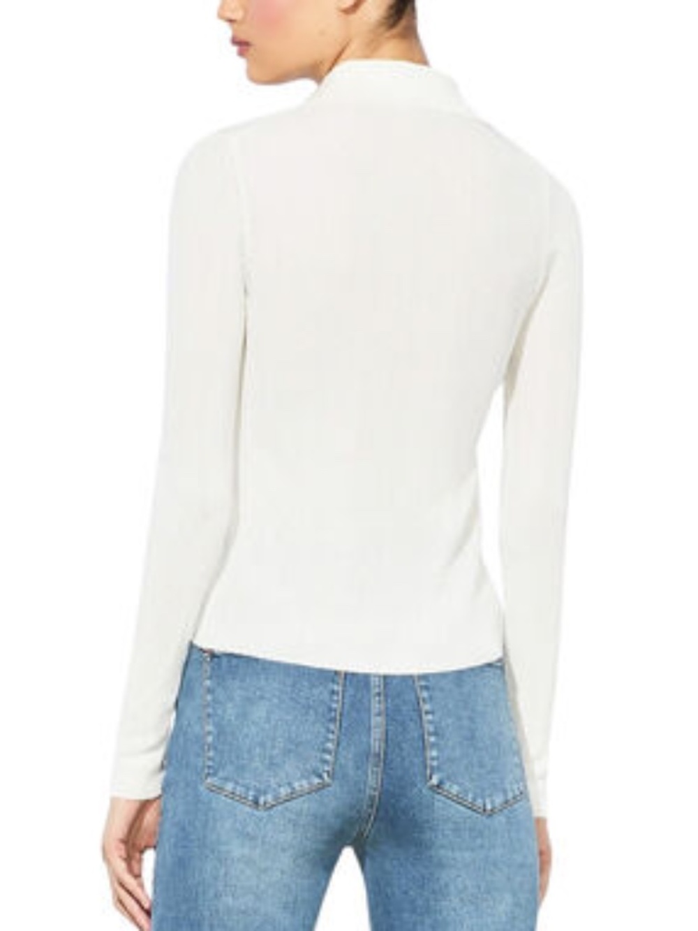 NWT Alice + Olivia by Stacey Bendet Nealie Ribbed Polo Cardigan Size S - Picture 5 of 11
